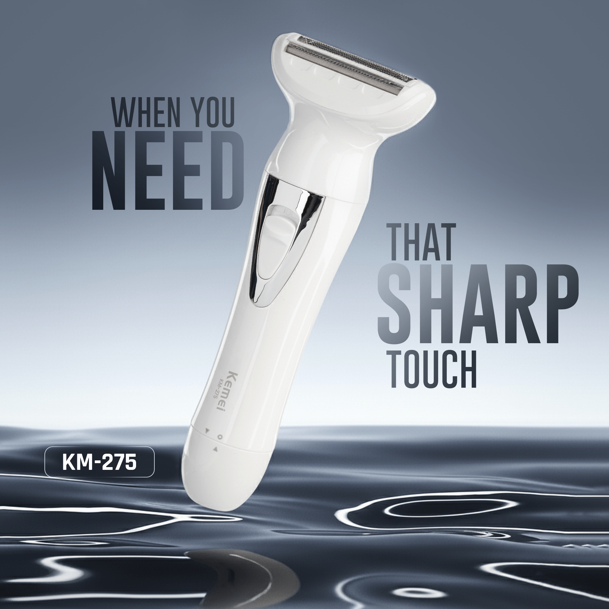 Kemei KM-275 5-in-1 Rechargeable Grooming Kit
