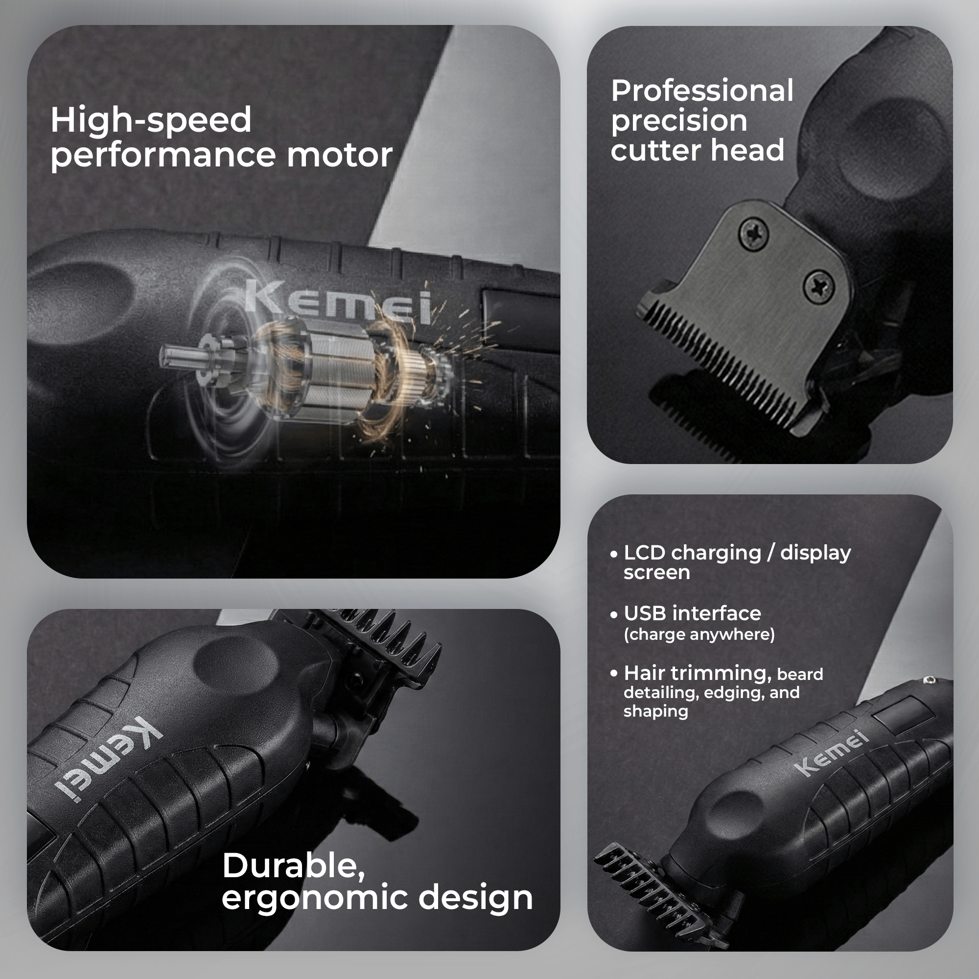 Kemei KM-2293 Professional Hair Clipper