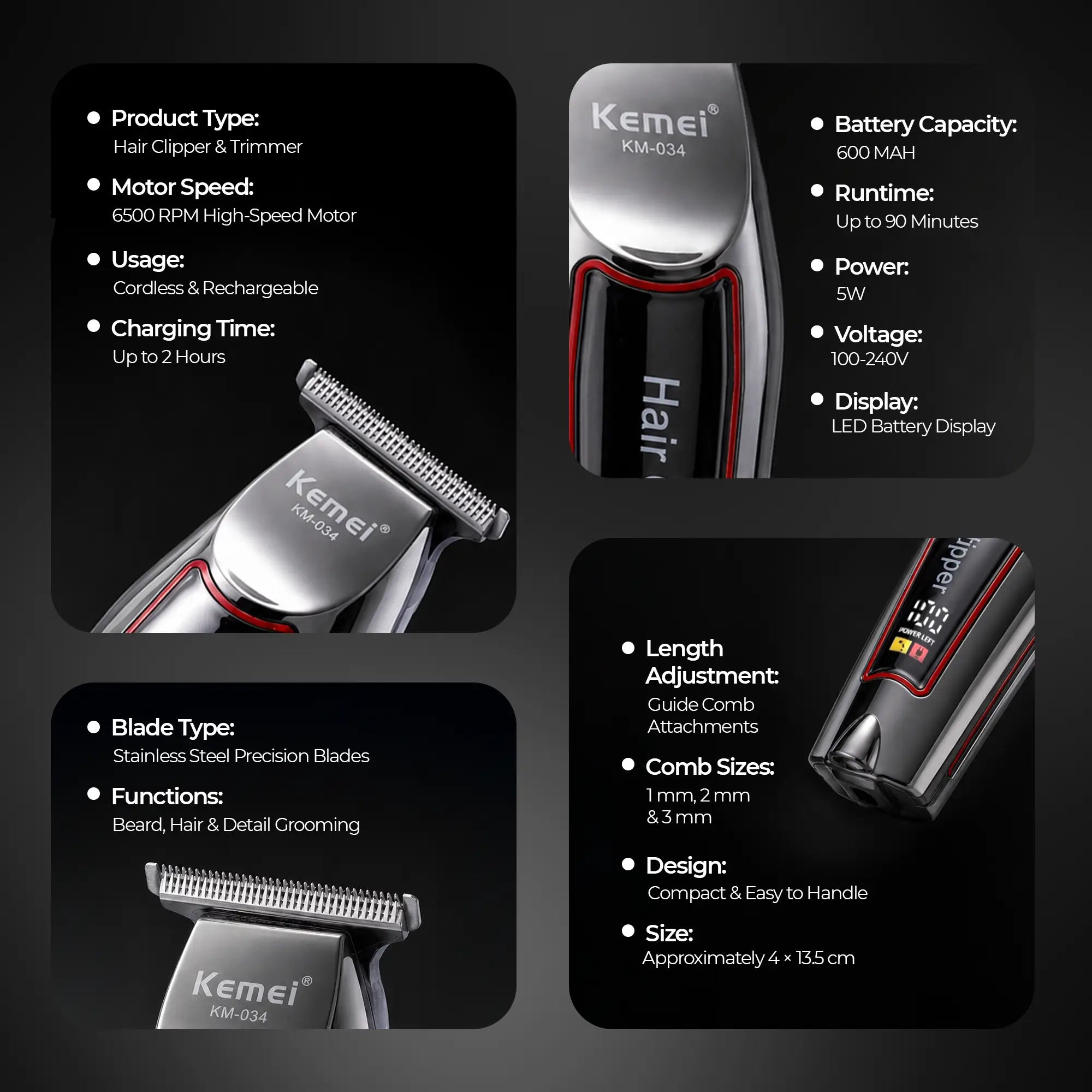 Kemei KM- 034