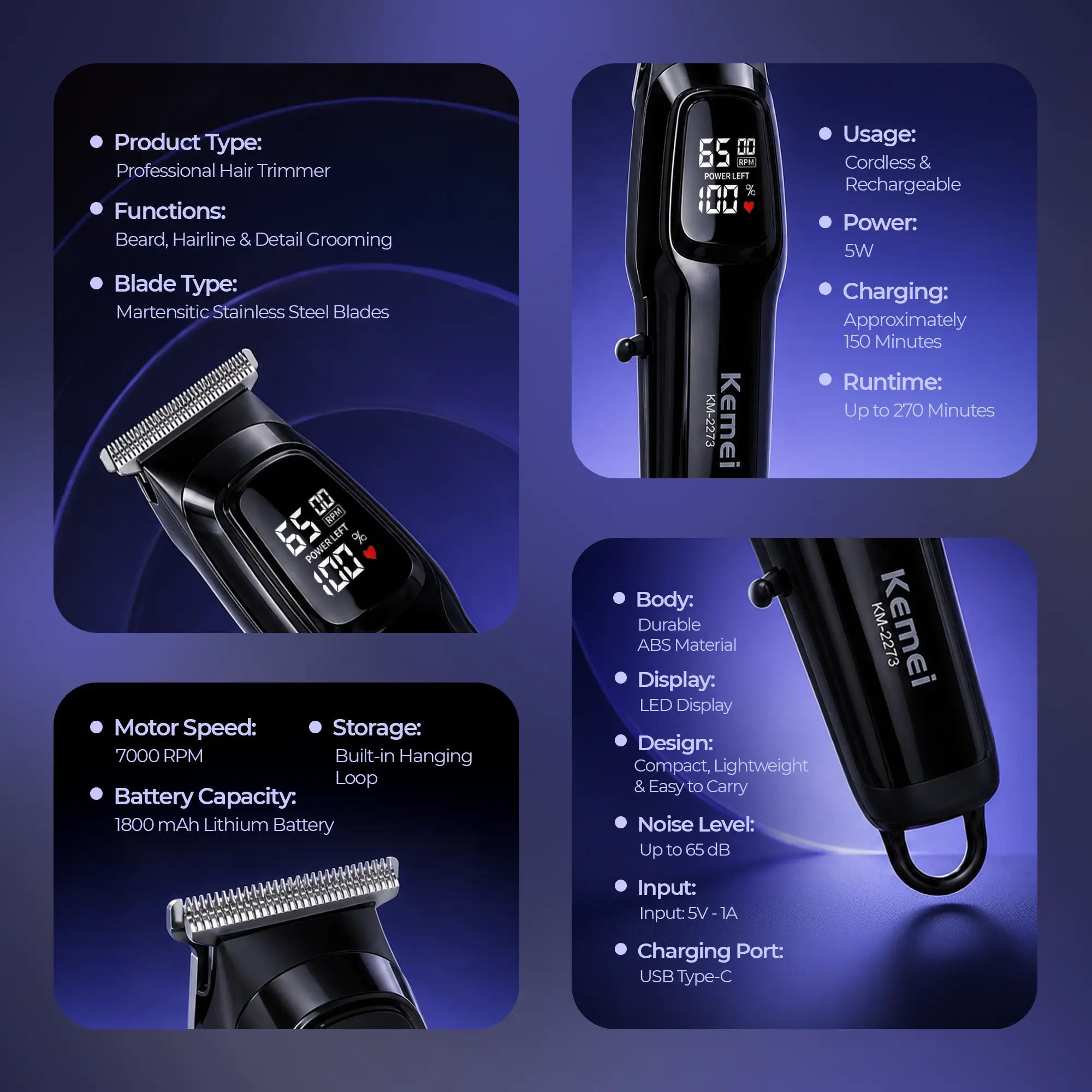 Kemei KM - 2273