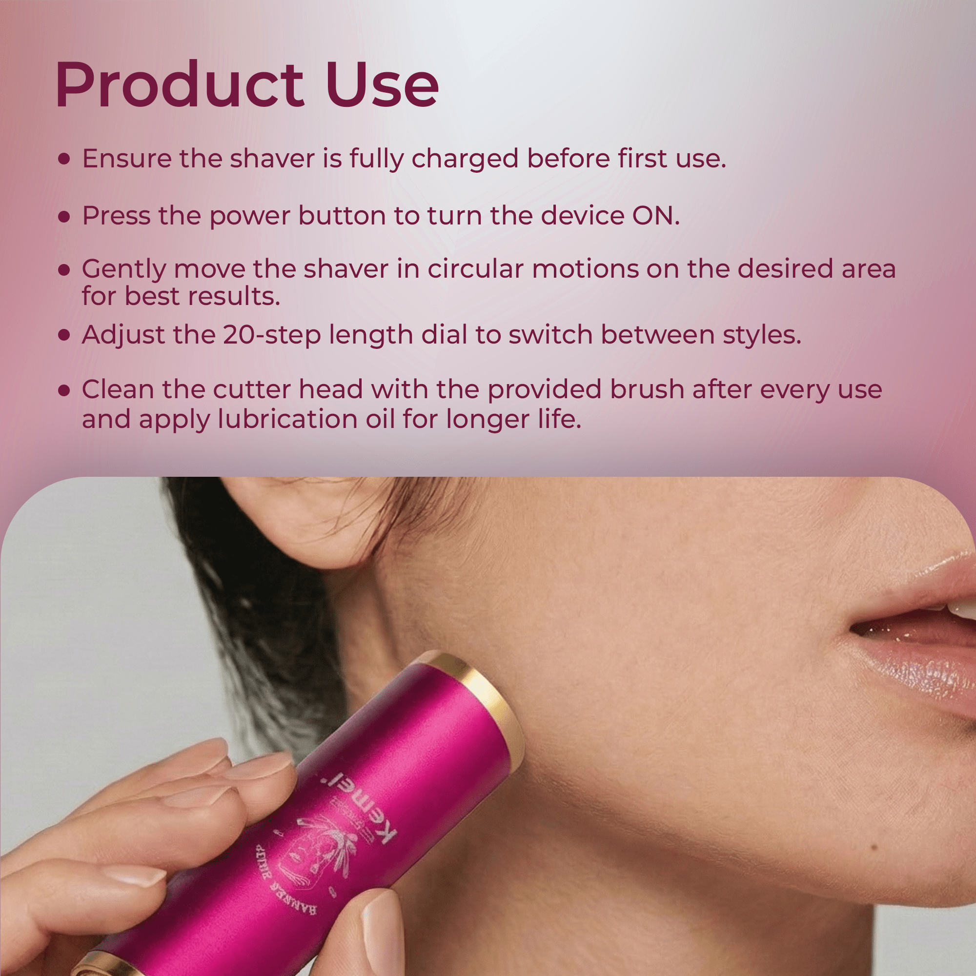 Kemei KM-T10 Professional Mini Shaver