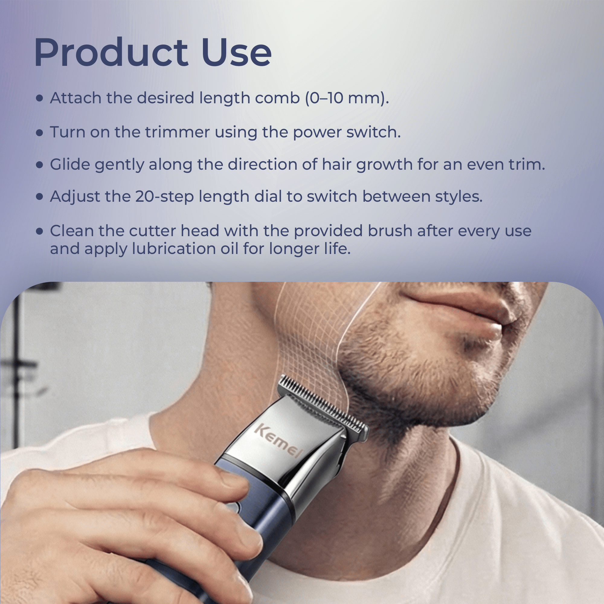 Kemei KM-1731 Professional Hair Clipper
