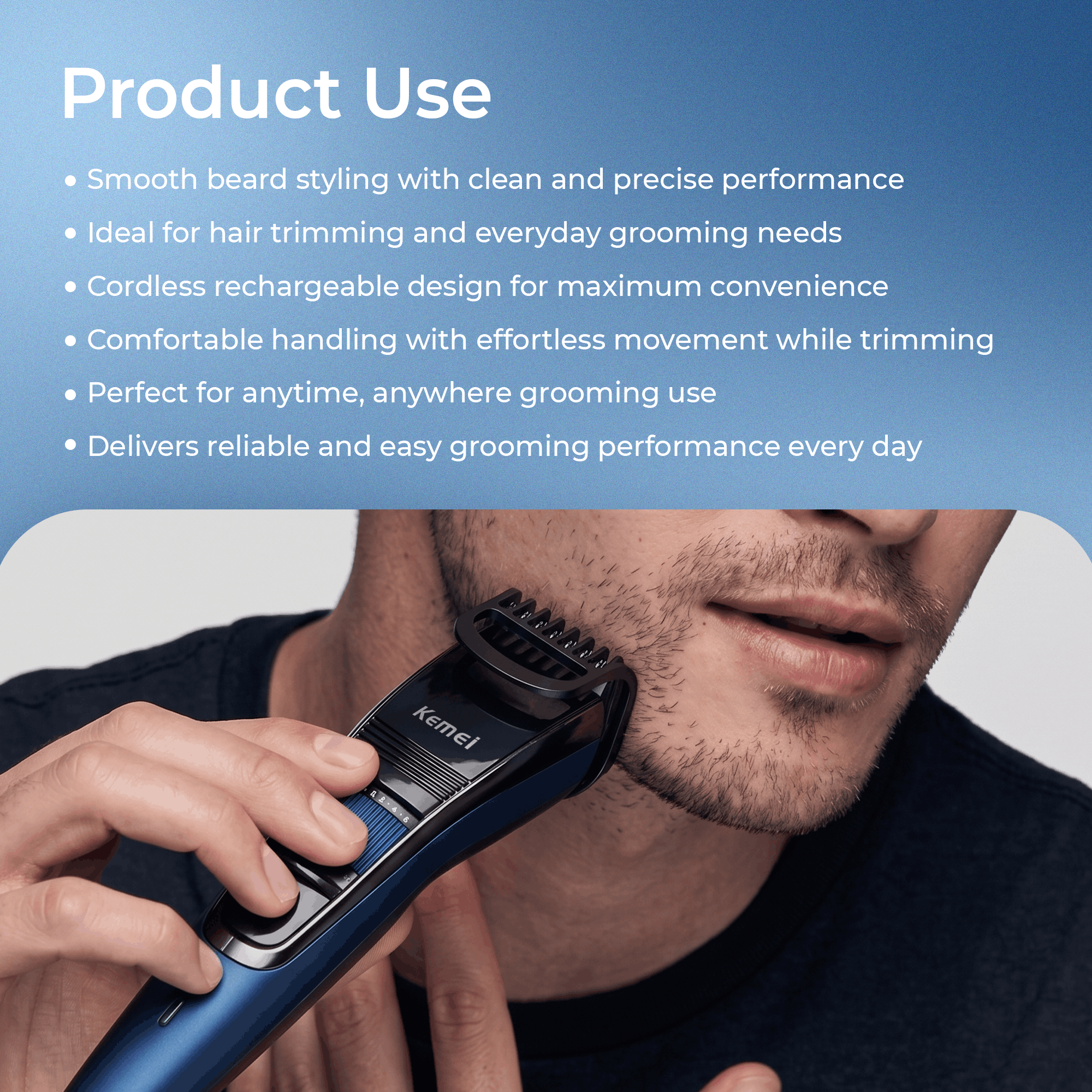 Kemei KM-632 - Professional Hair Clipper