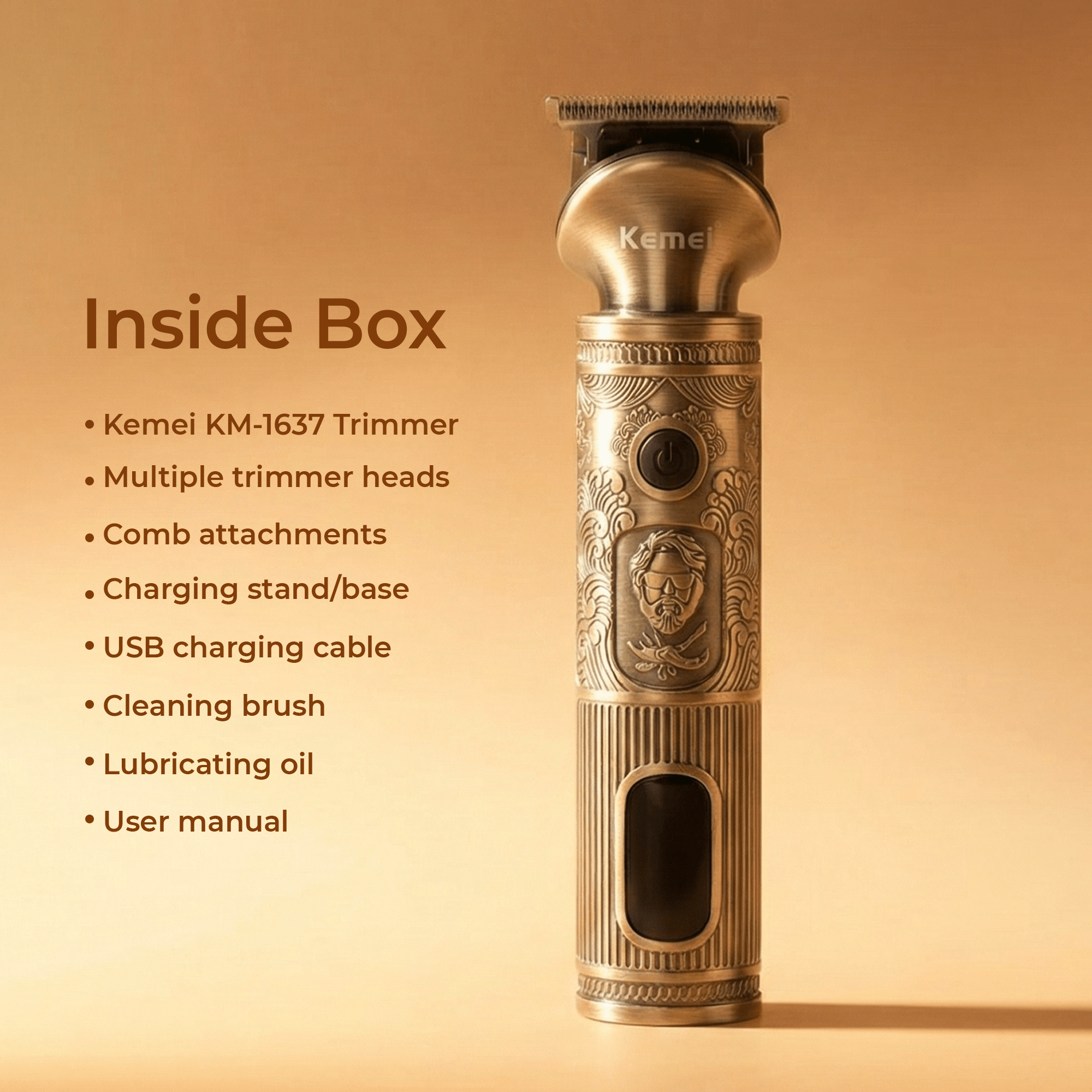 Kemei KM-1637 All-in-One Multi Grooming Kit