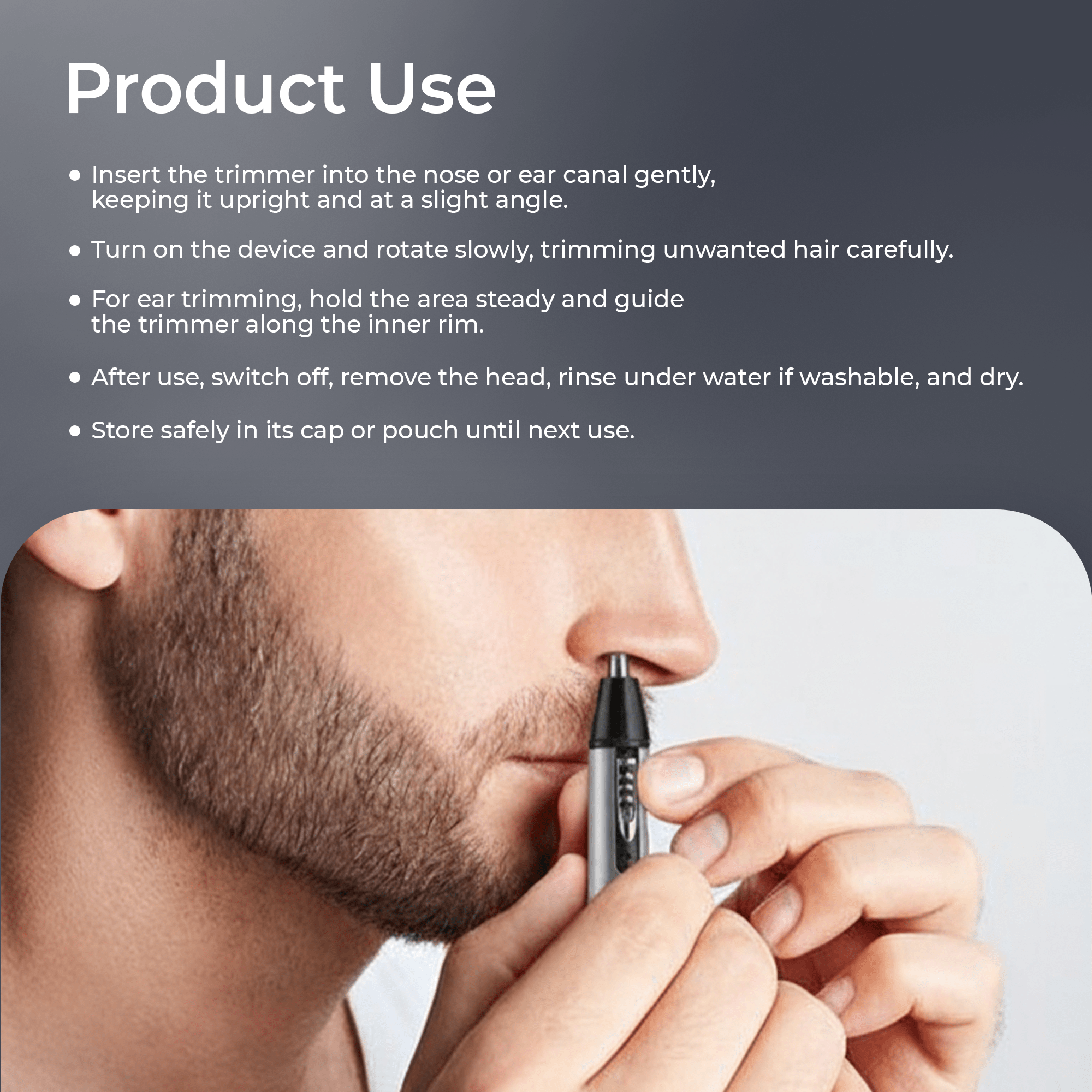 Kemei KM-6650 Nose & Ear Trimmer