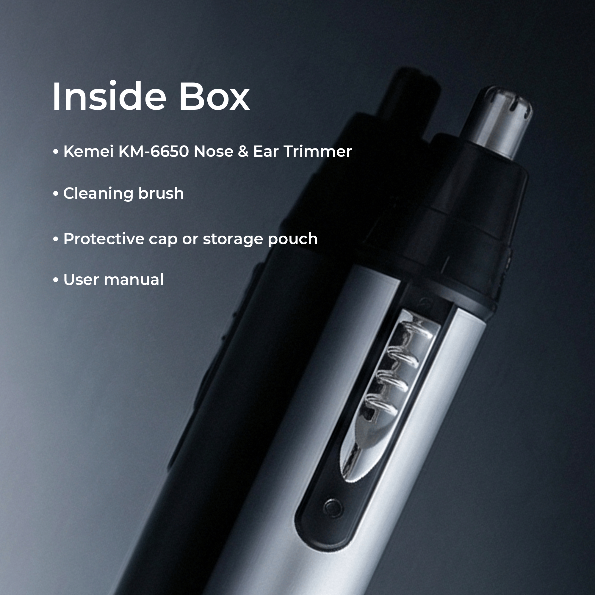 Kemei KM-6650 Nose & Ear Trimmer